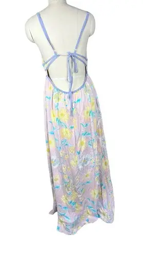 Free People  Wisteria Maxi Dress in Light Combo size large