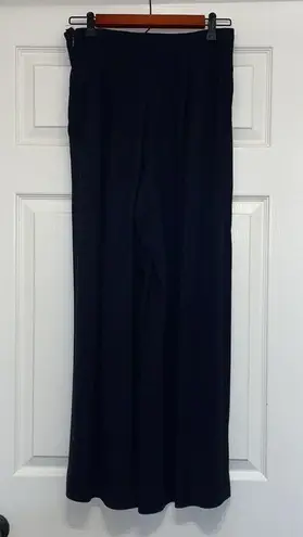 Lafayette 148  New York Navy Wide Leg Dress Pants