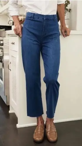 Frank & Eileen Kinsale Performance Denim Pants Blue Medium Wash Grinding 10