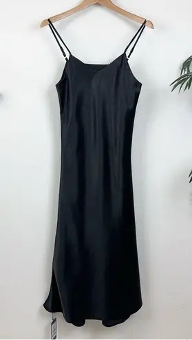 NWT J.ING Silky V neck Slip Midi Dress Size L Size L