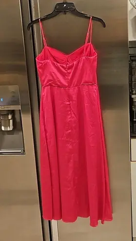ASTR 💕💕 Bustier Satin Dress ~ Barbiecore Fuchsia Small S NWOT thumbnail 10
