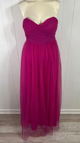 Chelsea28 Strapless Tulle Gown in Purple Orchid at Nordstrom NWOT Size M