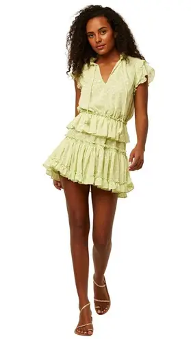 Sézane MISA LOS ANGELES Lilian Mini Drews, Honeydew Clip Dot, Large