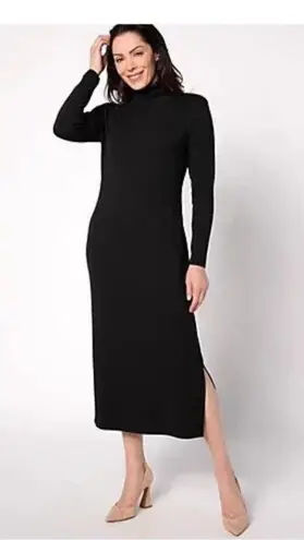 Women's black Control Finespun Jersey Tummy
Control Midi Dress XL NWT