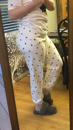 Playboy Bunny White Sweatpants Size M 25 32 Off Retail From Shaylee
