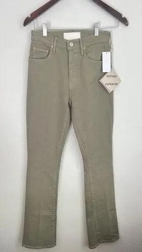 Mother Superior Jeans Mermaid Green The Insider Hover Devil May Care High Rise Size 24