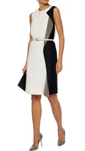 Max Mara taverna draped color block candy dress