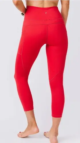 Zyia Red Pocket Light N Tight Leggings 20” High-Rise