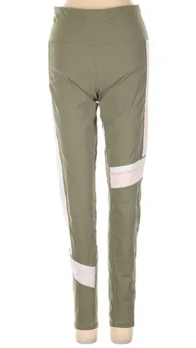 Sweaty Betty Power Block Gym Leggings Sage & Pink Colorblock Women's Size XS