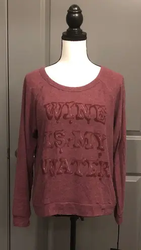 Lauren Moshi “Water Is My Wine” Sweatshirt