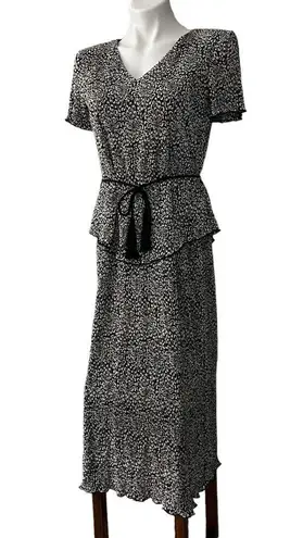 Connected Apparel NWT, Pleated Maxi Dress, Sz 6