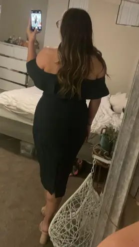 Emerald Green Midi Dress Size 12