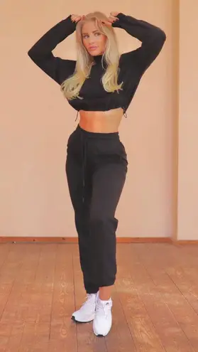 Stacci Athletics Black Theia Joggers-