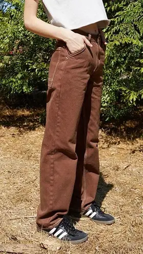 John Galt Pacific Sun āļø Carpenter Pants Small Brown Canvas Skateboard š¹ Pants