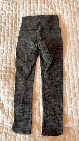 Aerie Dark Heather Grey Cropped Cut-Out Leggings
