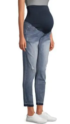 Time And Tru Maternity Straight Leg Jeans Light Wash