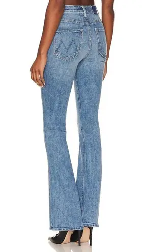 NWT Mother High Waisted Weekender Slice Heel in Belle De Jour Flare Jeans 34