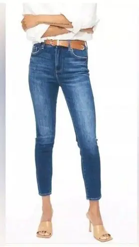 Pistola Anthropologie Aline High-Rise Skinny Crop Jeans Wave Blue Size 27