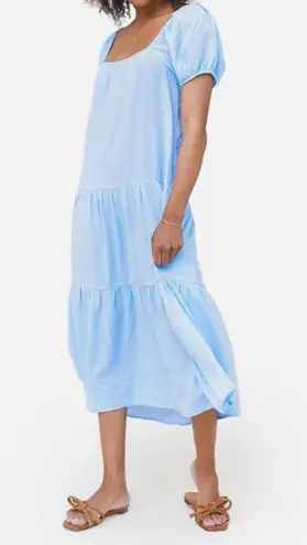 Honorine Spa Blue Elodie Long Dress Size Small