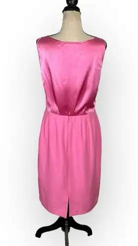 Ellen Tracy 4 Piece Set Women's 8/10 Pink Silk Blazer Tank Skirt Pants Ruffled