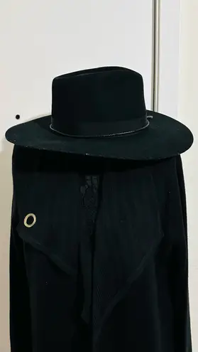 MOSSANT Paris Fedora Hat Black