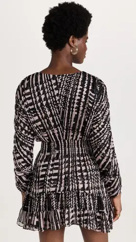 MISA Los Angeles Chiara Dress San Lorenzo Flora Brown Tan Medium NWT MSRP $385