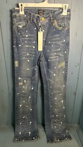 Pepe Jeans London Women’s Size 13 Distressed Denim