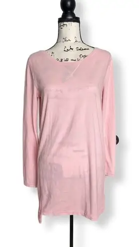 Soft Pink Long Sleeve Nightgown SZ S – Cozy Sleepwear Pink