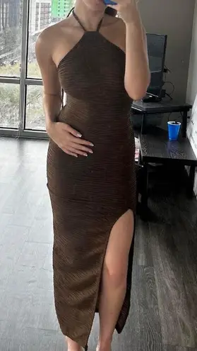Brown Maxi Dress Size XS