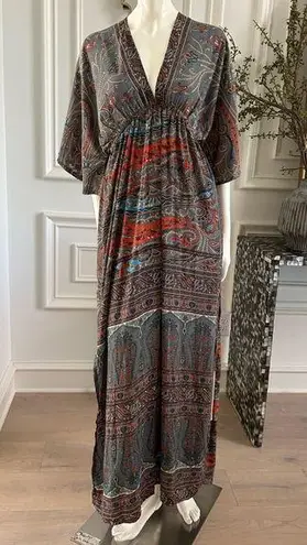 Printed Flowy Maxi Dress or Bathing Suit Cover Up