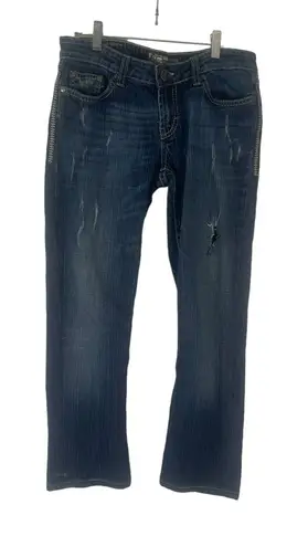 BKE Women's Size 28 Sabrina Western Medium Wash Capri Jeans