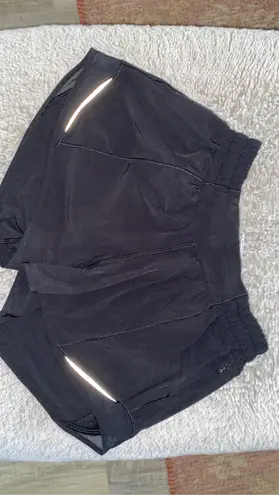 Lululemon Black Hotty Hot Low-Rise Short 4’