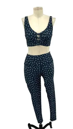 SoulCycle SOUL BY  Ditsy Cheetah Milestone Legging & Sports Bra Set Size S/M