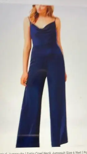Cider Black Jumpsuit with Wide-Leg Silhouette and cowl-Neckline