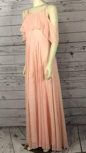 INA ADELE RUFFLE MAXI DRESS size large