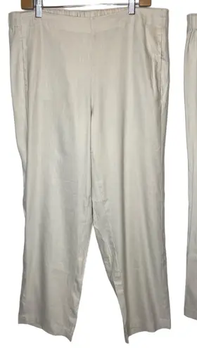 J. Jill Linen Blend Pants Tan Size 14