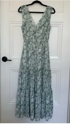 Banana Republic V-neck Floral Maxi Dress