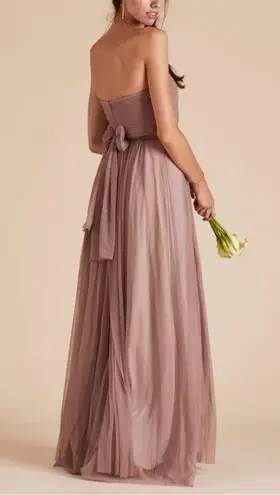 Birdy Grey Christina Convertible Dress - Tulle Sandy Mauve Full Body Textured Padded