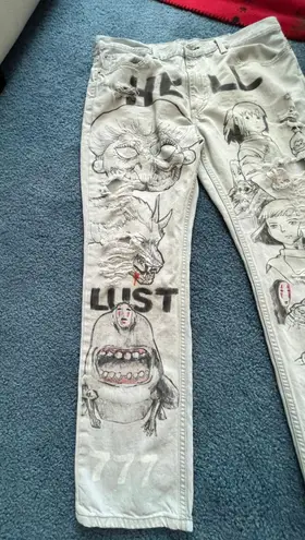 Levi's 511 Customized Spirited Away Jeans