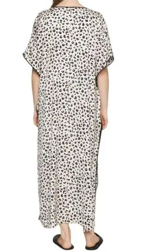 Kate Spade  Kaftan Pale Pink Animal Print Caftan MuMu Cover Up Women’s Size XS/S