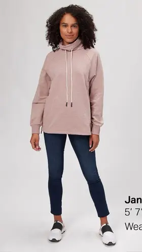 Varley Atlas Sweatshirt tan brown size medium