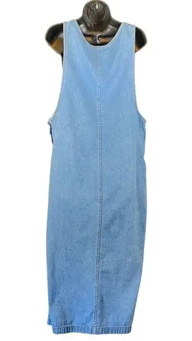 Vintage Blue  J. 100% Cotton Cottage Denim Pocket Dress