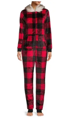 secret treasures Womens All In One Zip Front Suit With Hood Size Medium 8-10 New