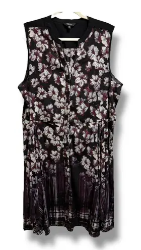 SIMPLY VERA WANG Floral Print Sleeveless V
