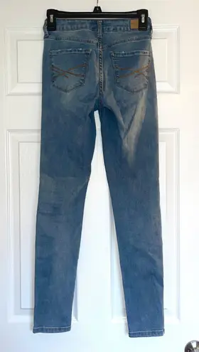 Aeropostale Blue Denim High Waisted Jeggings