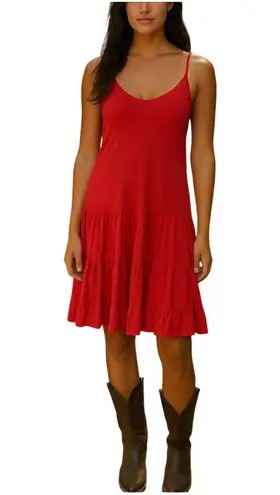 Velvet Tees Velvet by Graham & Spencer Knit Tiered Cotton Dress