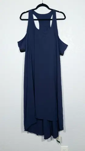 Halara NWT Patriot Blue Breezeful RacerPocket Midi Quick Dry Athleisure Dress 3X