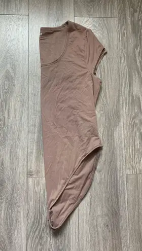 Old Navy  Scoop Neck Brown Tan Bodysuit