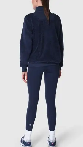 Sweaty Betty NWT  Faux Shearling Quarter Zip Pullover