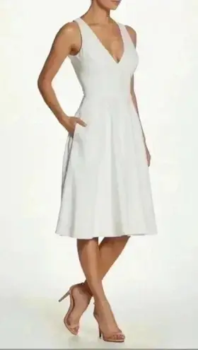 Dress the Population New with tags Catalina Knee Length V-Neck Sleeveless Dress